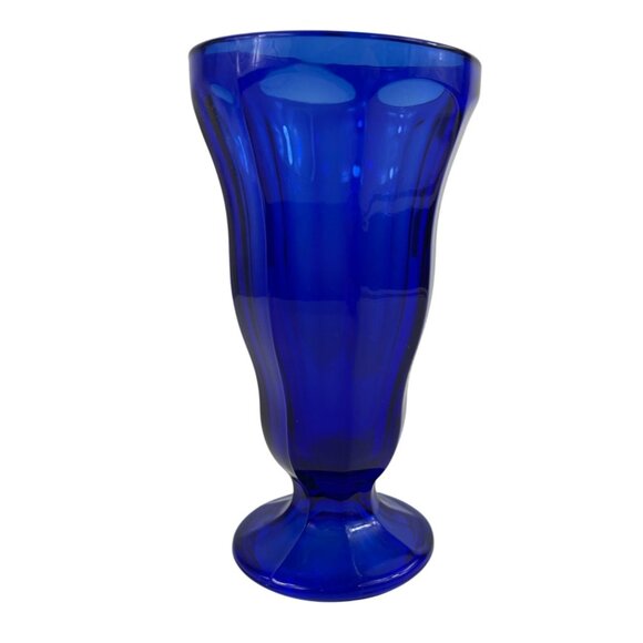 Anchor Hocking Cobalt Blue Glass Tall Parfait/Ice Cream Sundae/Milkshake - Picture 3 of 10